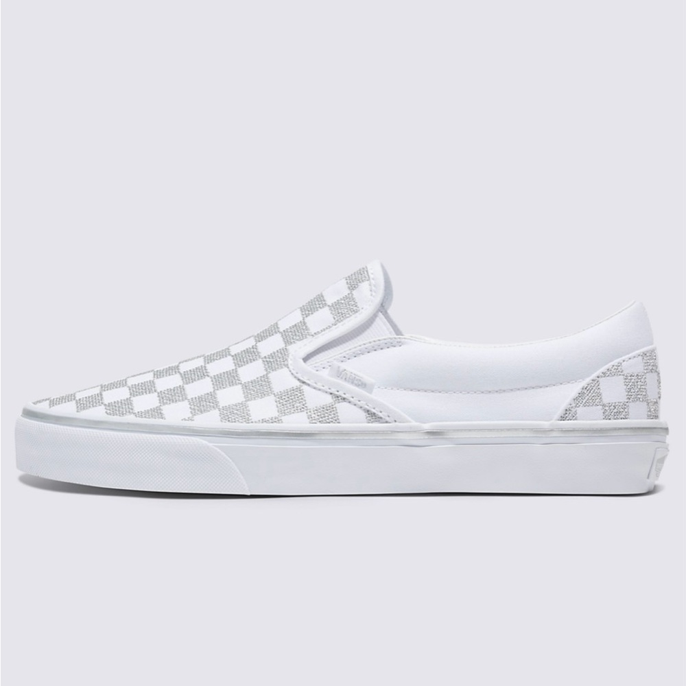Vans Classic Slip-On Checkerboard Shoe - Size 7